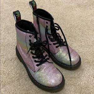 Girls glitter docs!